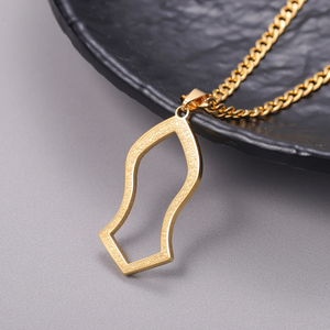Collier pendentif Nalain de Inspire Jewelry, cadeau pour <span class=keywords><strong>homme</strong></span>, 4 couleurs, pendentif islamique musulman, pantoufle d'Allah - Product Image 6