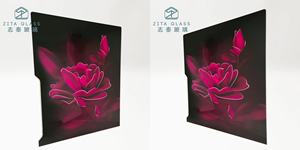 Electrodomésticos de cocina, cubierta de puerta de refrigerador, panel de vidrio, serigrafía multicapa, vidrio templado para refrigeradores - Product Image 4