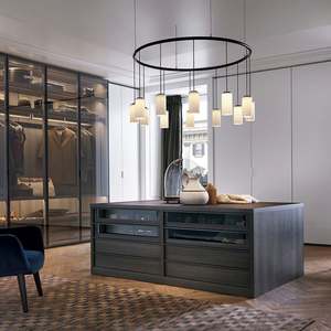 Armario Abierto Moderno SANTOPOVA con Iluminación Integrada y Estantes de Madera - Product Image 2