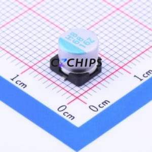 OVZ680M1CTR-0606 ตัวเก็บประจุแบบแข็ง SMD, ขนาด D6.3xL5.9 มม. ( ความจุ: 68uF ) ( ความแม่นยำ: 20% แรงดันไฟฟ้าที่กำหนด: 16V ) - Product Image 1