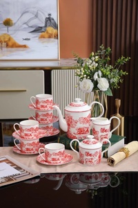 Jungle <b>Series</b> Three Color 58 Piece Luxury Dinner Gift Box Packaging Tableware Set - Product Image 5