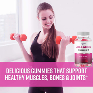 Gummies au Collagène OEM avec Biotine et Vitamine C pour la Santé des Cheveux/Ongles/Peau Complément Alimentaire Gummies au Collagène - Product Image 3