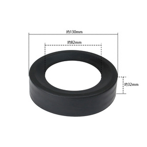 Aojiele – anneau d'étanchéité pour tuyau d'évacuation des eaux usées, coussinet d'arrêt d'eau en caoutchouc XJ203 pour tuyau de 90 à 110 mm, accessoires de drain de salle de bains - Product Image 3