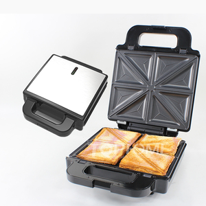 Máy Làm Bánh Sandwich Bằng Thép Không Gỉ Có Thể Tháo Rời 4 Lát 7 Trong 1 Máy Làm Bánh Mì 3 Trong 1 Máy Làm Bánh Quế 5 Trong 1 Đồ Ăn Nhẹ - Product Image 1