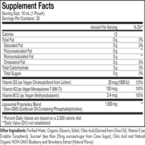 Mélange liposomal exclusif de haute qualité à marque privée et vitamines en gel pour stimuler l'énergie et l'immunité, soulager la sous-santé et la fatigue - Product Image 2