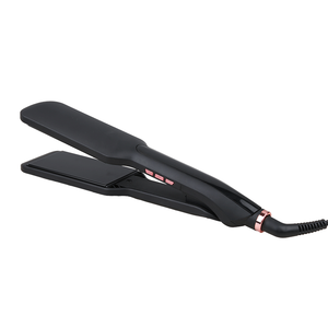 جهاز فرد الشعر الرقمي المحترف بلوحة عريضة نانو تيتانيوم علامة خاصة بشاشة LCD USB كأفضل جهاز فرد شعر كهربائي - Product Image 1