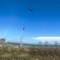 Charge utile industrielle pour drones de lutte contre les incendies pour FC100 Jiangzhizai, seau de 80L en tissu Oxford haute performance, capacité de charge de 80kg, 10m