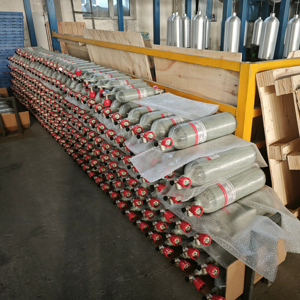 ALSAFE Bombola Composita in Fibra di Carbonio Avvolta ad Alta Pressione 0.5L 300bar 500cc HPA PCP per il Tempo Libero - Product Image 5