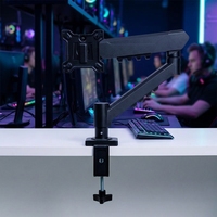 Escritorio para Juegos, Estación de Trabajo para Computadora, Ergonómico, Ajustable, para Oficina en Casa, Accesorios para PC, Soporte para Monitor de Juegos