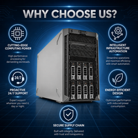 Servidor Dell T430 Nuevo, Tipo Torre, para Montaje en Rack, con Procesador Intel Xeon E, para Base de Datos de Oficina