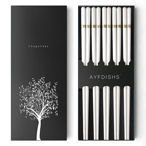 Juego de regalo de <span class=keywords><strong>palillos</strong></span> de cerámica de lujo al por mayor, palitos <span class=keywords><strong>chinos</strong></span> personalizados para sushi para boda - Product Image 6