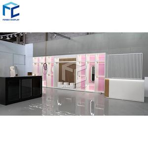 Piso de madera Profesional <span class=keywords><strong>Mac</strong></span> Soporte de maquillaje Cosméticos Exhibición de cosméticos Escaparate para tienda de cosméticos - Product Image 1