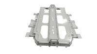 Service de prototypage rapide : Châssis de support en aluminium soudé robuste, base de machine, pièces en tôle brossée et polie