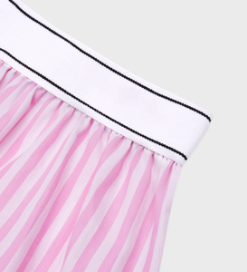 Calzoncillos bóxer de rayas rosas con logotipo personalizado para <span class=keywords><strong>mujer</strong></span> con cintura elástica 100% algodón transpirable y decorado con bolsillo - Product Image 3