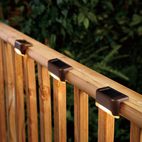 Nouveauté : Lampes solaires LED modernes pour extérieur, petites, étanches IP65, en plastique ABS, pour escaliers, allées de jardin et aménagement paysager