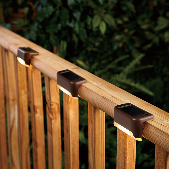 New Arrival: Modern Outdoor DeckLED Solar Lights, IP65-Rated, ABSPlastic Stair Lights, Suitable for Garden Paths and Landscaping