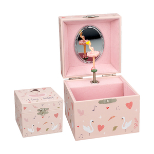 La Doyee Rotating Dancer Swan Lake Song Musical Ballerina Joyero - Product Image 1