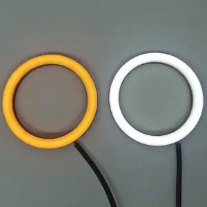 Factory Wholesale COB Angel Eyes Light Dual Color White Amber 160mm 163mm Led Halo Ring