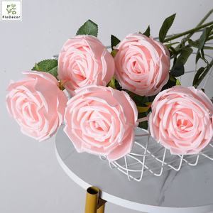 Fiori Artificiali di Rosa in Seta Economici all'Ingrosso, Fiori di Tendenza per Matrimoni e Decorazioni Domestiche - Product Image 2