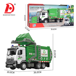 <span class=keywords><strong>Camion</strong></span> <span class=keywords><strong>poubelle</strong></span> vert HUADA à inertie, jouet en alliage moulé sous pression, modèle de véhicule à friction, jouet d'ingénierie pour garçon - Product Image 6