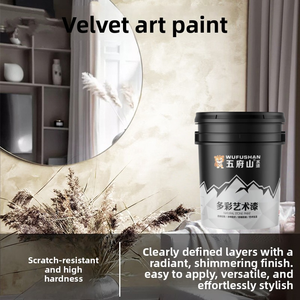 Peinture acrylique liquide métallisée anti-décoloration pour revêtement mural intérieur de villas et espaces commerciaux - Product Image 1