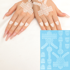 Autocollants de <span class=keywords><strong>tatouage</strong></span> au henné temporaires imperméables à l'eau, style indonésien, pour femmes et filles - Product Image 4