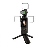 Kit Pencahayaan Slow-motion MAMEN IP65 untuk DJI Pocket 4/3/4 Pro, Lampu Isi Magnetik Mini Portabel Ukuran Saku dengan Pelepasan Cepat
