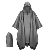 Poncho de pluie tactique YAKEDA imperméable vert OD, abri de survie, imperméable camouflage tactique, équipement de chasse en plein air