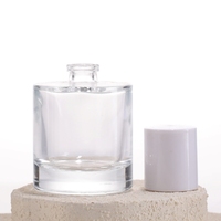 Flacon de parfum de luxe vide en verre rond de 30 ml, le plus vendu, avec pulvérisateur à chaud et diffuseur à bâtonnets