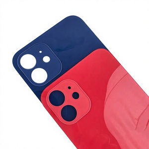 Coque arrière en verre de remplacement pour iPhone 12, panneau de boîtier de batterie, pièces de rechange en stock, vente en gros - Product Image 3