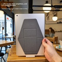 Support pliable portable en similicuir Lulin LP-26024, support adhésif invisible pour tablette, compatible avec iPad et Xiaomi Pad