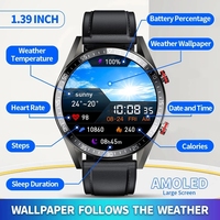 2024 nouveau Fitness complet AMOLED 4G mémoire musique montre intelligente appel téléphonique musique locale Smartwatch pour hommes Android TWS écouteurs montres