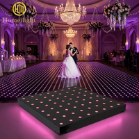 Pista de Baile Magnética Inalámbrica Digital LED Impermeable, Resolución 8x8, Control de Sonido DMX512, Vidrio Templado para Clubes y Bodas
