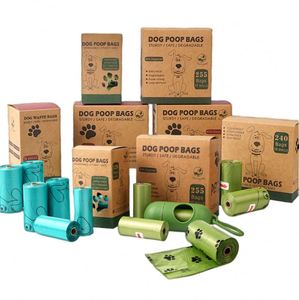 RDY Leakproof Biodegradable Disposable Pet Waste Bags Eco Friendly Portable Outdoor Travel Cleaning Wholesale Pet Dog Poop Bags - Product Image 2