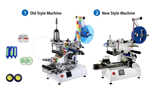 Xách tay nhãn hiệu máy dán nhãn chai vuông chai phẳng bán tự động máy dán nhãn Sticker labelling máy - Product Image 5