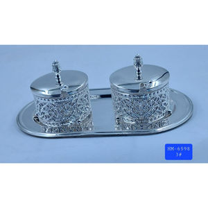 Nouveau plateau de service élégant de haute qualité pour aliments et collations, plateau à café, plateau décoratif pour fêtes, décoration de la maison, restaurant, hôtel - Product Image 1