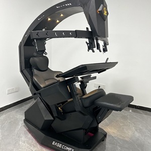 Furniture Competitive Price Adjustable Modern Multi Function Computer Workstation Recliner Chair with RGB Light