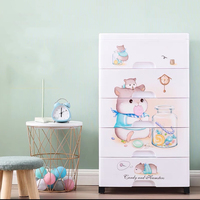 Armoire de rangement pour vêtements de bébé de haute qualité, armoire de rangement en plastique, placard à vêtements