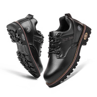 JIANKUN baskets imperméables en cuir nubuck personnalisées pour hommes chaussures de sécurité de haute qualité à bout en acier anti-écrasement et légères pour l'hiver