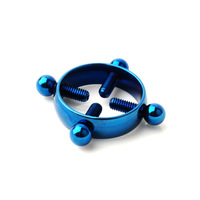 Anneau de téton factice à visser, anneau de poitrine rond en acier inoxydable, bijoux de protection de téton, faux bijoux corporels sans perçage