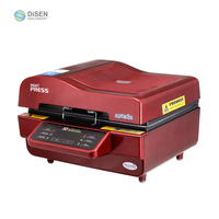 4 en 1 Combo Sublimation Stylo Machine de Presse De Chaleur de T-shirt Machine De Transfert De Chaleur Pour Tasse/Chapeau/Chaussure/Téléphone/Stylo/football/Porte-clés