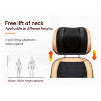 Coussin de massage portable d'origine pour siège de voiture, masseur corporel vibrant et pétrissant pour soulager les douleurs dorsales à la maison et en voiture