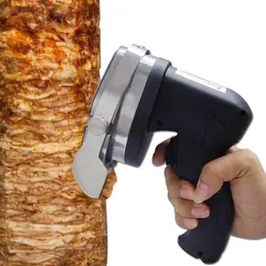 Rebanadora eléctrica de carne para barbacoa de mano, cortador de Kebab, máquina de kebab turco