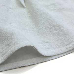 Üst Düzey Özel Tasarım ODM Parti Elbisesi Saf Beyaz Yuvarlak Yaka Sırtı Açık Fiyonklu Puf Kollu Nefes Alabilen Elbise Dokulu 3D Kumaş Geniş Etek Tatlı - Product Image 2