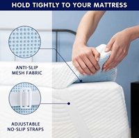 Offre Spéciale prix de gros éponge polyuréthane mousse à mémoire de forme housse de matelas pleine grandeur hôtel doux épais lit surmatelas