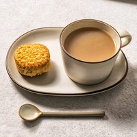 Ensemble de tasses et soucoupes à café rétro en céramique personnalisées, tasse à expresso japonaise européenne, tasse et soucoupe à latte luxueuses
