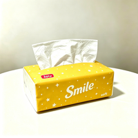 Mouchoirs jetables super absorbants 3 plis en pâte de bois vierge, serviettes en papier doux pour usage domestique