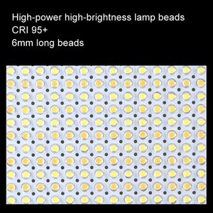 Lumière d'appoint LED pour photographie et vidéo, CRI 95+, 4800LM, 660 LED, pour tournage de films et de séries télévisées, éclairage doux pour portraits - Product Image 5