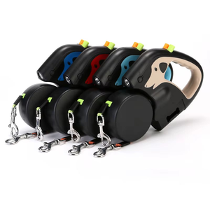 Tienda de Mascotas Producto Accesorios para Perros Cargable Nylon Lujo Perro Salchicha Retráctil Correa Doble para Perro con Luz - Product Image 6