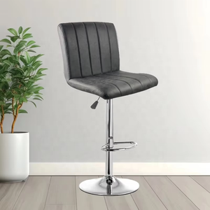 Elegante Silla <span class=keywords><strong>de</strong></span> Bar <span class=keywords><strong>de</strong></span> altura ajustable, <span class=keywords><strong>taburete</strong></span> giratorio <span class=keywords><strong>de</strong></span> 360 ° <span class=keywords><strong>para</strong></span> <span class=keywords><strong>isla</strong></span> <span class=keywords><strong>de</strong></span> cocina, oficina y mesa <span class=keywords><strong>de</strong></span> comedor - Product Image 2